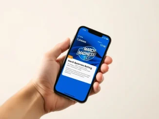 Coinbase app notification about March Madness prediction markets sparking user criticism