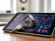 Coinbase token-backed down payments for Fannie Mae loans concept with house key and crypto tablet.