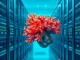 Coral Finance and AurumX AI DeFi liquidity partnership symbolized by coral and circuitry fusion.