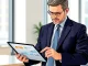 Financial analyst reviews cryptocurrency ETF investment data showing slowing inflows amid Federal Reserve policy concerns
