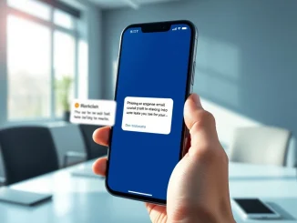 Smartphone showing cryptocurrency wallet with phishing threat notification representing February 2026 crypto security shift