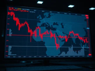 Market data screen showing crypto liquidations during Israel-Iran conflict, highlighting geopolitical risk to digital assets.