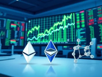 Breaking crypto market news visualization showing DeepSnitch AI, ETHZilla, and Polkadot driving altcoin recovery trends.