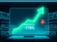 Breaking crypto news 2026 showing DeepSnitch AI's 175% surge versus declines for Enso and Power Protocol on a data visualization screen.