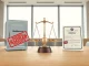 Symbolic representation of March 2026 cryptocurrency news: stablecoin regulation, legal action, and international licensing.