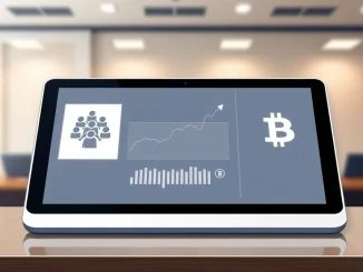 Daily cryptocurrency news summary showing key market developments for March 27, 2026 on a financial news desk tablet.