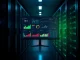 DeepSnitch AI live trading intelligence dashboard displaying real-time analytics in a data center.