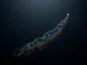 DeepSnitch AI cryptocurrency token surge represented by circuit board transforming into rising graph