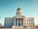 Delaware State Capitol building representing new stablecoin and banking legislation under consideration.