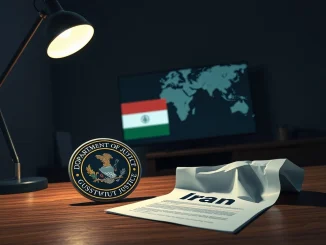 DOJ investigation into Iran's alleged use of Binance cryptocurrency exchange to evade US sanctions.