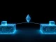 Visualization of Ethereum's Fast Confirmation Rule accelerating transfers between blockchain layers.