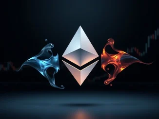 Ethereum market pressure and long squeeze risk visualization for financial analysis.