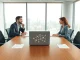 Financial professionals discussing SEC crypto regulation and tokenized securities at a business meeting