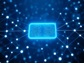 Fomoin and MarsCat Global's new privacy-first Web3 communication infrastructure visualized as secure data transmission.