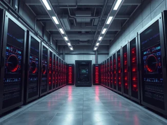 Institutional cryptocurrency mining facility for Zcash and privacy coin operations by Foundry Digital.