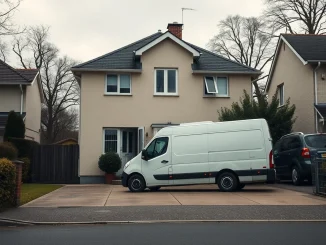 French home scene of Bitcoin wrench attack where criminals posing as police stole $1 million in cryptocurrency.