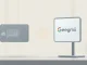 Conceptual visualization of data transfer between AI chatbots into Google Gemini.