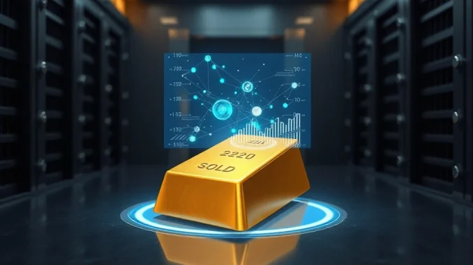 GoldFinger and DeAgentAI partnership merges AI agents with blockchain gold trading in a secure digital vault.