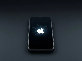 Illustration of an iPhone compromised by the Ghostblade crypto-stealing malware identified by Google.