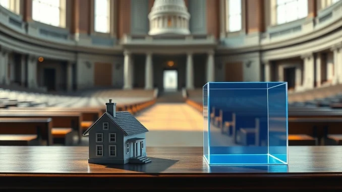 Political standoff over CBDC ban and housing affordability legislation in the US Capitol.