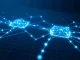 Visualization of LayerZero and Hyperliquid blockchain networks driving today's crypto market recovery.