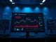 Lighter platform ARC open interest squeeze event shown on a digital trading dashboard with volatile graphs.