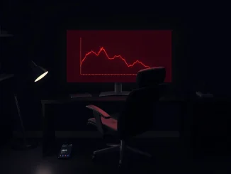 Machi Big Brother's empty trading desk symbolizes a $74 million cryptocurrency loss.
