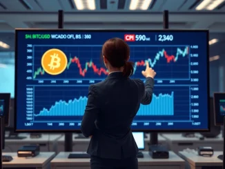 Financial analyst reviews Bitcoin and CPI inflation charts showing March data is priced in.