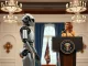 Melania Trump and a humanoid robot at White House education technology summit
