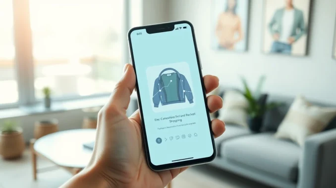 Meta AI shopping feature visualized on a smartphone screen, showing AI integration for social commerce.