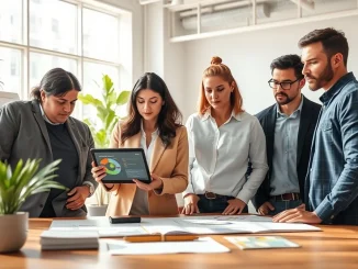 Small business collaboration with AI technology tools as part of Meta's new support initiative