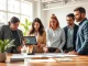 Small business collaboration with AI technology tools as part of Meta's new support initiative