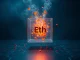 Visual metaphor for Ethereum (ETH) tokens being burned and removed from circulation, representing the 2026 scarcity shift.