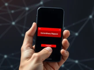 MEV bot crypto swap gone wrong showing smartphone warning about extraordinary slippage on Aave DeFi platform