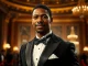 Michael B. Jordan in a tuxedo as the 2026 Oscars Best Actor favorite on Polymarket prediction markets.