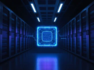 Secure blockchain node operation representing Midnight NIGHT's partnership with Google Cloud and MoneyGram ahead of mainnet launch.