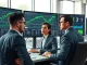 Financial analysts monitor crypto charts and DeepSnitch AI launch countdown in breaking market news.
