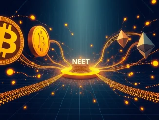 Visualization of capital flow to the NEET token platform during its 290.1% price surge.