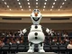 Nvidia's robot Olaf demonstration at GTC 2026 conference showcasing advanced Disney animatronics.