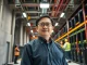 Skilled workers building AI data center infrastructure as described by Nvidia CEO Jensen Huang