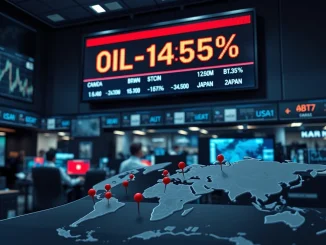 Oil prices plummet as G7 nations coordinate emergency strategic petroleum reserve release to stabilize markets.