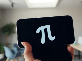 Analysis of Pi Network price prediction and its development status on a smartphone screen