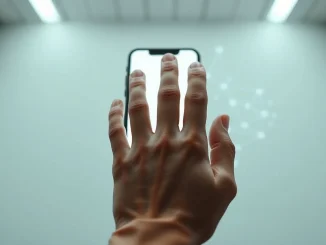 VeryAI palm-scan identity verification on Solana blockchain for detecting AI-generated accounts.