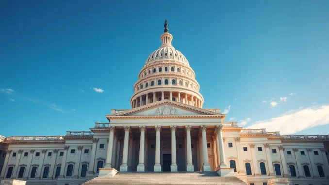 US Capitol building representing new legislation against prediction market insider trading by government officials
