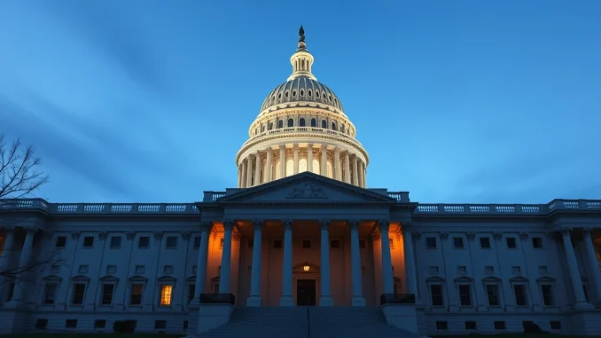 US Capitol building representing prediction markets legislation and congressional trading ban debate