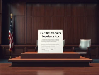 Legislative document for a prediction markets bill following insider trading concerns over Iran strike bets.