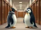 Pudgy Penguins and Original Penguin mascots in a legal dispute over trademark infringement.