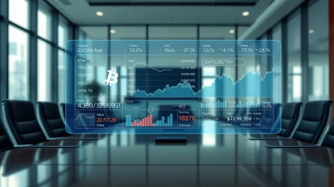 Corporate dashboard in Singapore showing Ryde's crypto treasury strategy with Bitcoin and Ether charts.