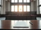 Courtroom scene representing SEC dismissal of BitClout founder case