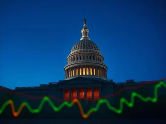 US Capitol at dusk as Senate introduces bill to ban prediction markets on war and terrorism